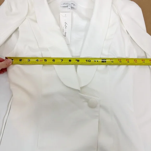 Katie May Boss Lady Dress in Ivory Size XS - www.bizzbeepk.com